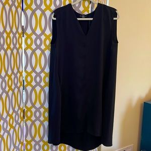 Alfani black v-neck dress with pockets